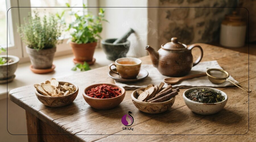 ترکیبات گیاهی در روتین پوستی چینی