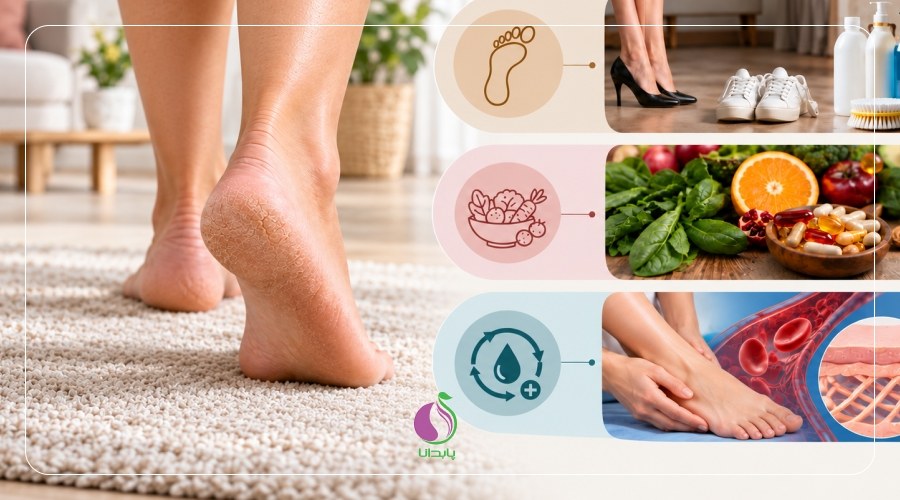 علت خشکی پوست پا چیست؟