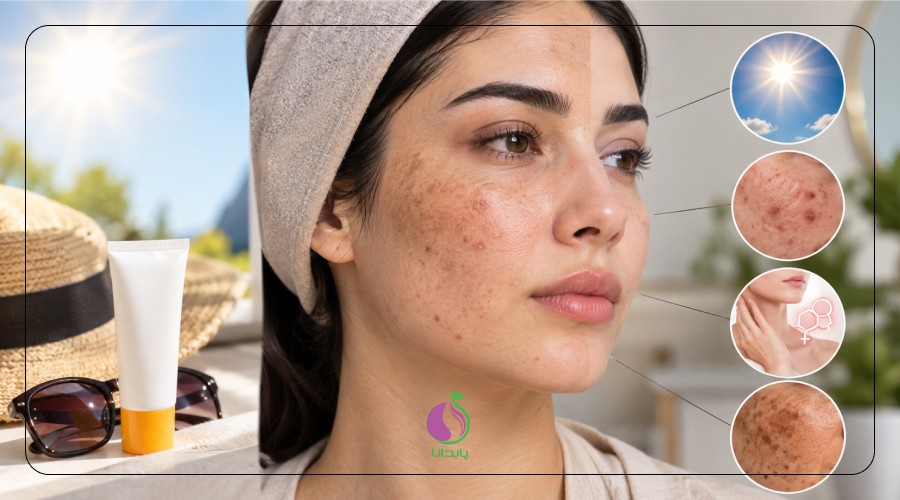 تغییرات رنگدانه‌ای پوست و ایجاد لک