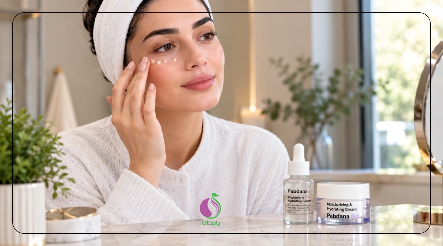 روتین صبح برای رفع چروک دور چشم خانگی