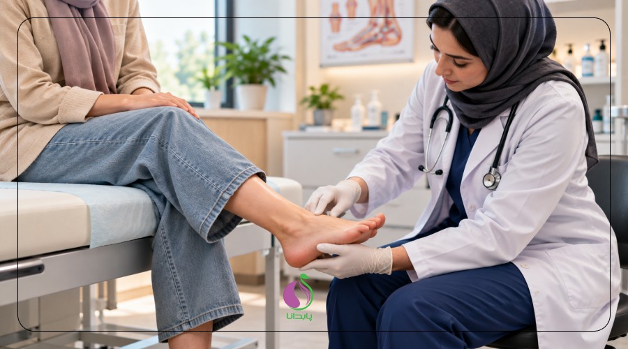 زمان مناسب برای مراجعه به پزشک برای خشکی پوست پا