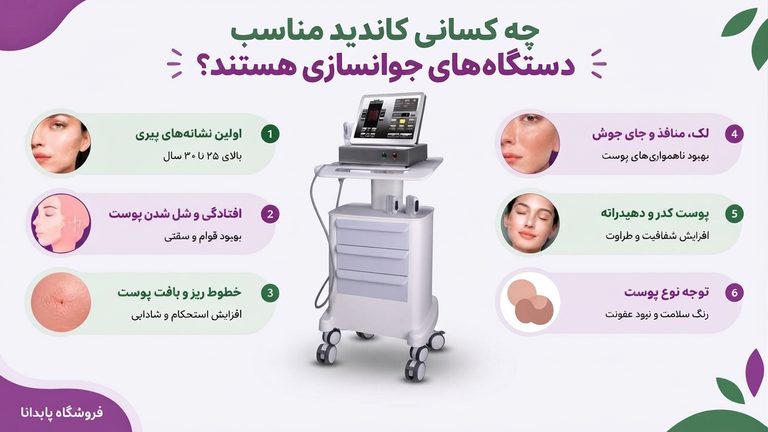 چه کسانی کاندید مناسب دستگاه‌های جوانسازی هستند؟